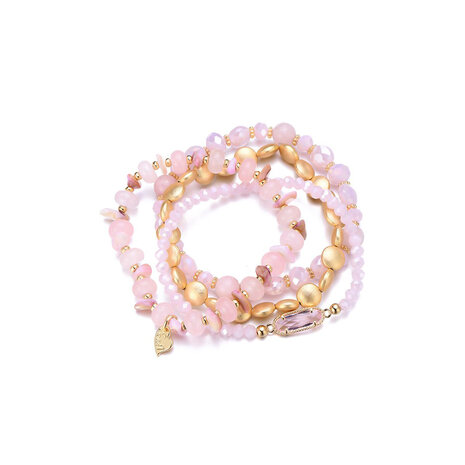 Armband Rose quartz 