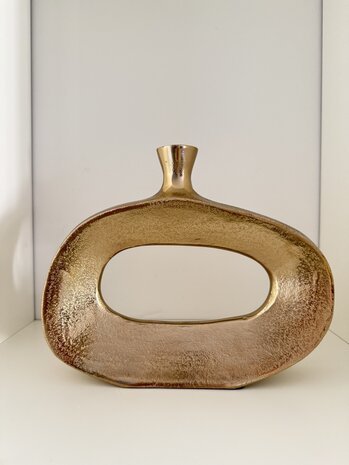 Vaas ovaal goud