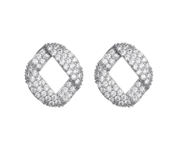 Oorbellen button
