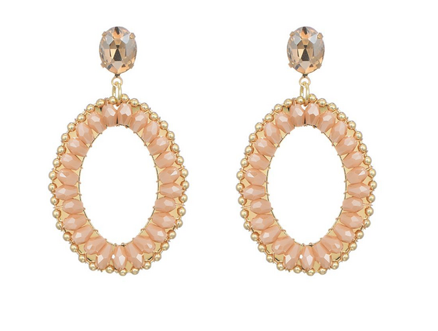 Oorbel Rome beige