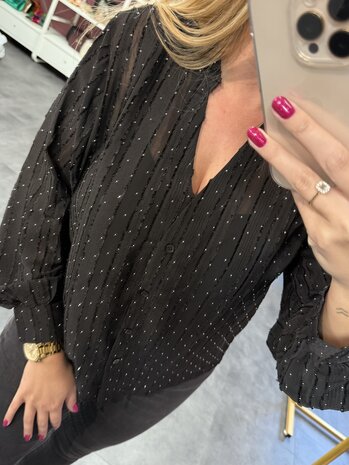 Christy blouse black