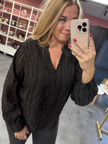 Christy blouse black