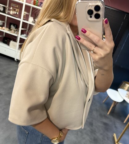 Blazer jacket beige