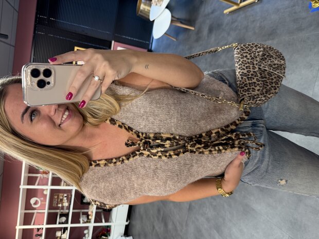 Gilet leopard
