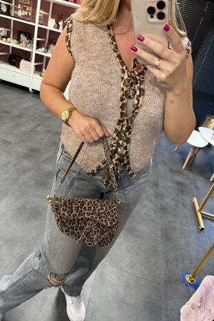 Gilet leopard