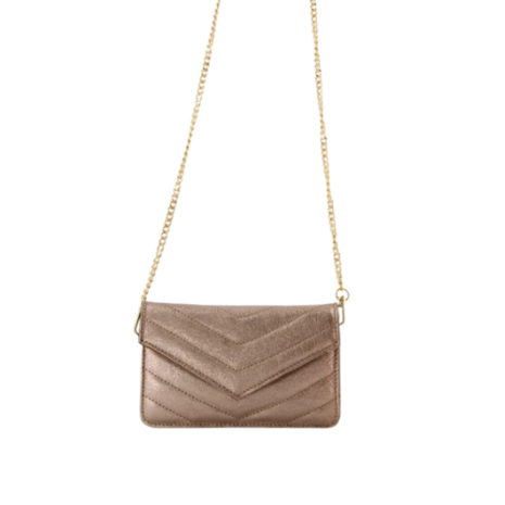 Tas Laurie metallic brons