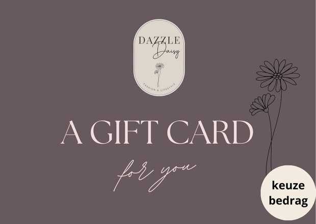 Dazzle Daisy keuze bedrag giftcard