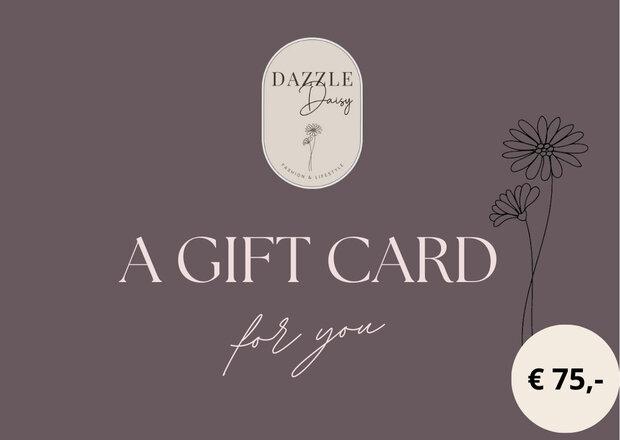 Dazzle Daisy Giftcard &euro; 75,-