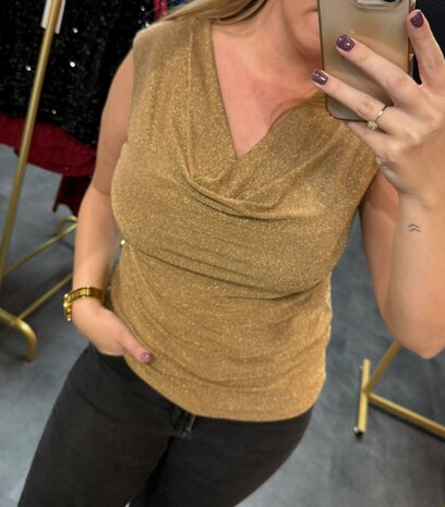 Glitter top champagne 