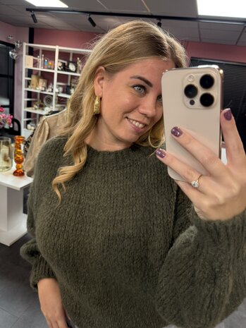 Lotti sweater - army green