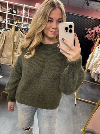 Lotti sweater - army green
