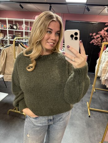 Lotti sweater - army green