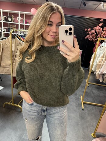 Lotti sweater - army green