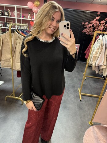 pantalon burgundy 