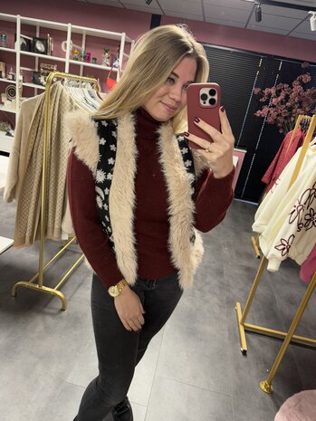 Gilet zwart 