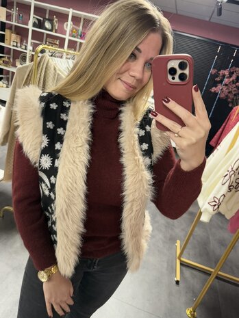 Gilet zwart 