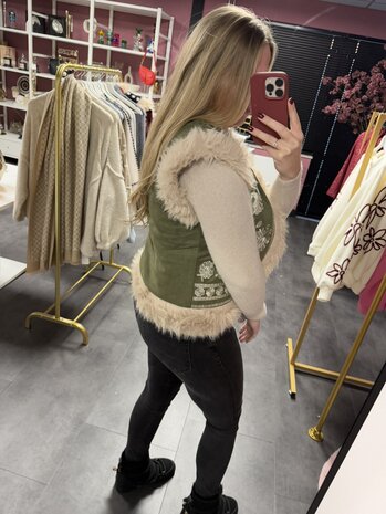 Gilet groen 