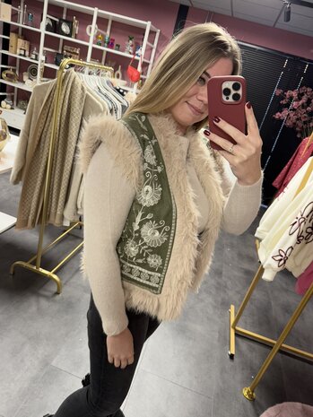 Gilet groen 