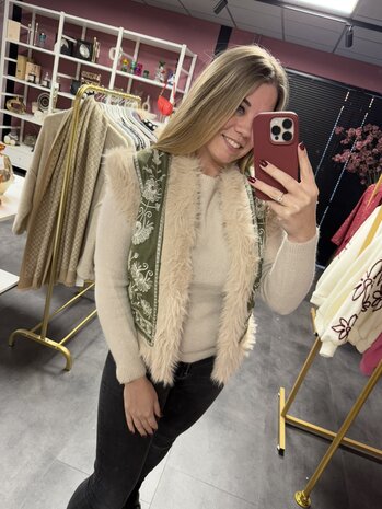 Gilet groen 