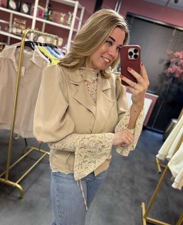 Nicolette blazer beige