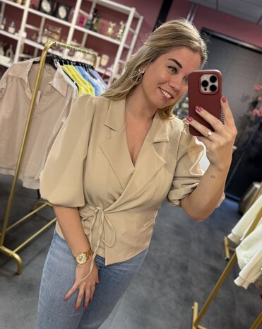 Nicolette blazer beige