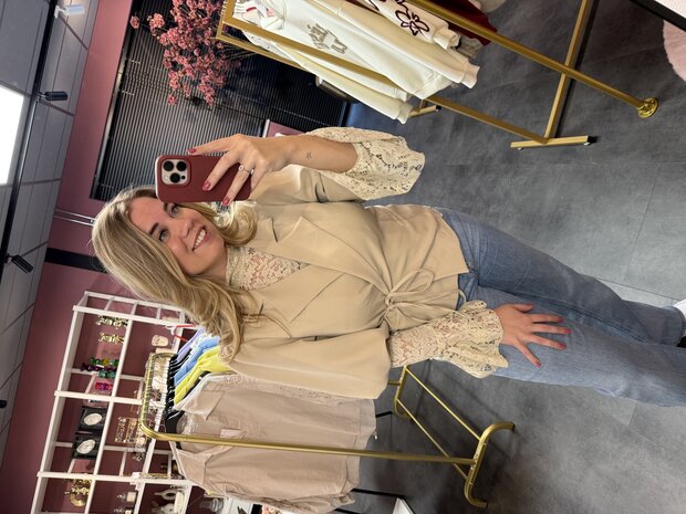 Nicolette blazer beige