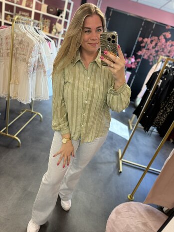 Blouse groen