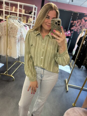 Blouse groen