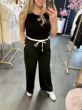 Broek No&eacute; zwart 