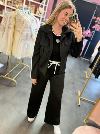 Broek No&eacute; zwart 