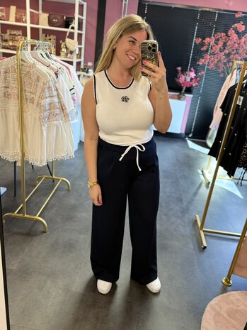 Broek No&eacute; blauw