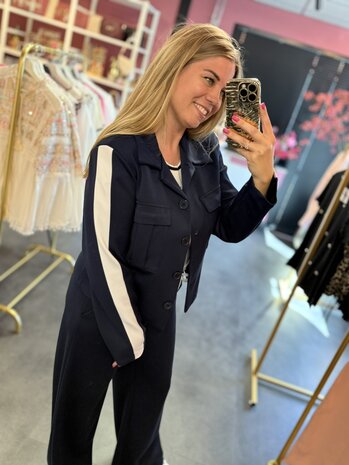 Jas No&eacute; blauw