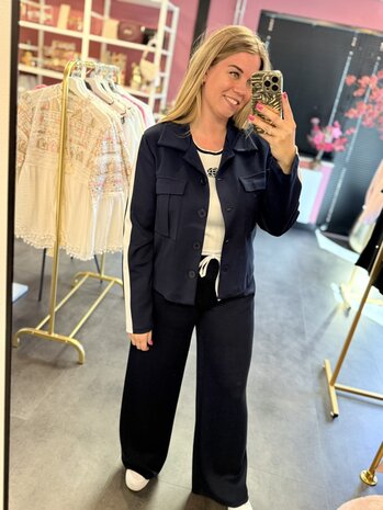 Jas No&eacute; blauw