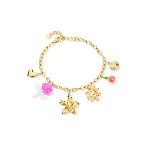 Be Dazzled armband - 0423 - Stainless steel