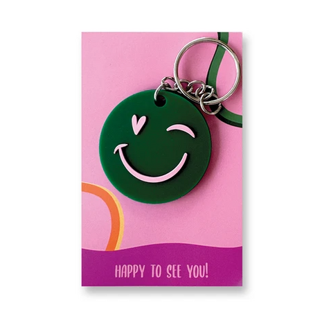 Sleutelhanger Smiley