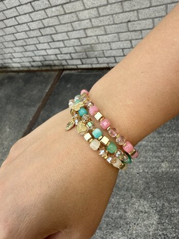 Armband roze