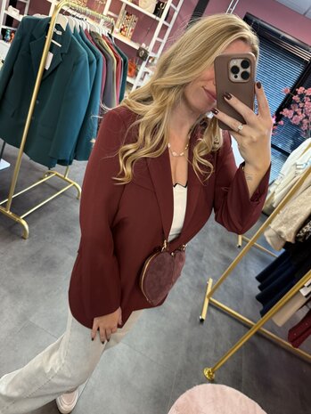 Blazer bordeaux 