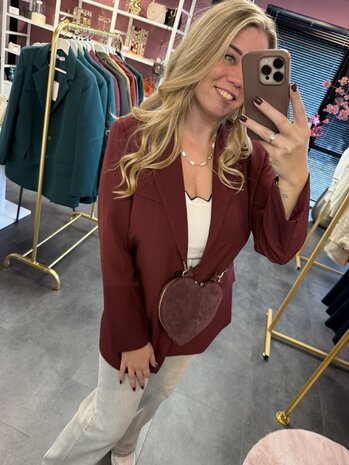 Blazer bordeaux 