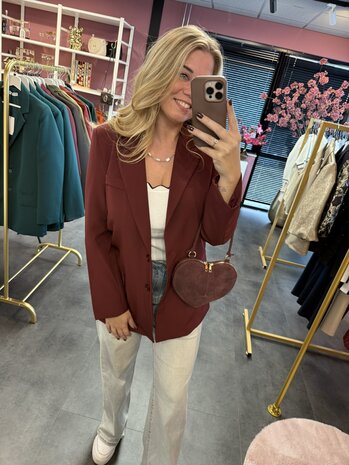 Blazer bordeaux 