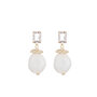 Oorbel wedding guest creme