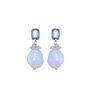 Oorbel wedding guest blue
