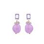 Oorbel wedding guest purple