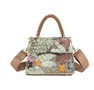 Handtas pailletten Taupe