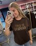 Bruin dames shirt, Ambika