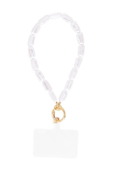 Telefoonkoord dreamy parel kort