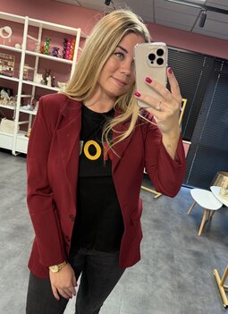 Kylie blazer burgundy