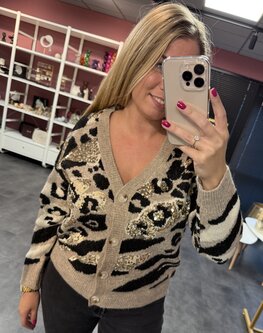 Leopard vest
