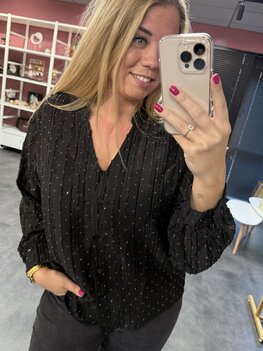 Christy blouse black