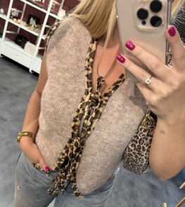 Gilet leopard