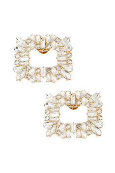 Glam schoenclips goud